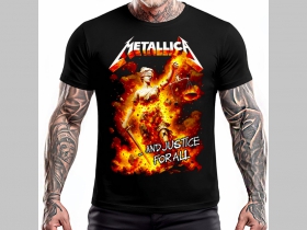 Metallica - čierne p&aacute;nske tričko 100%bavlna